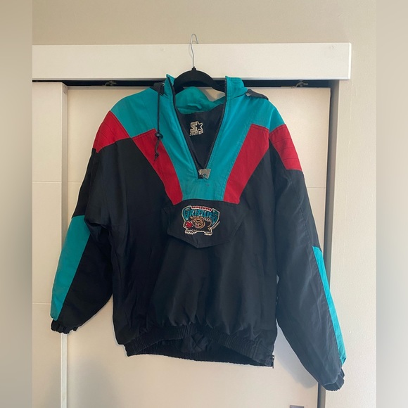 Vintage Vancouver Grizzlies Pullover Jacket - Picture 2 of 16